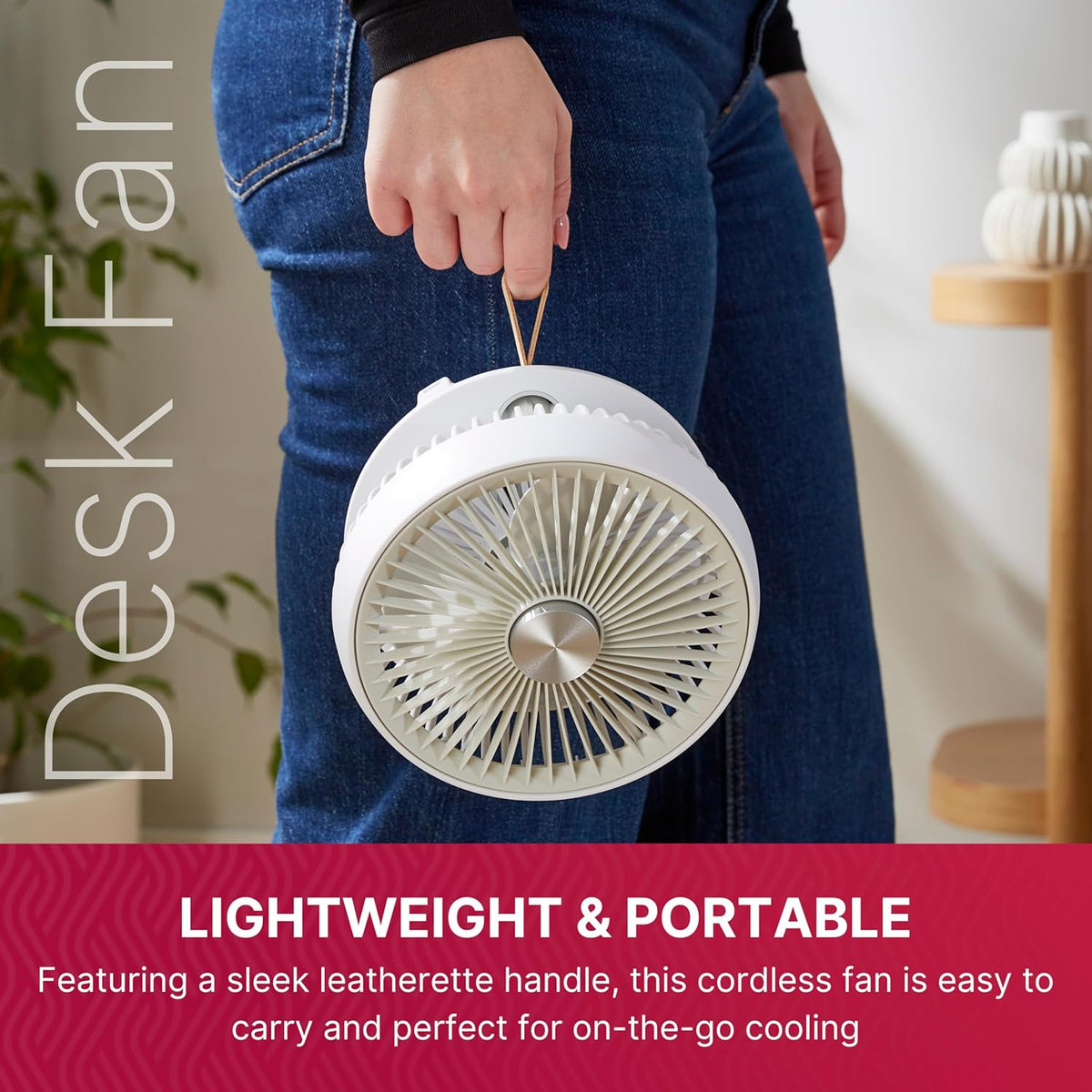 Dimplex Cordless Rechargeable Desk Top Fan | DXRCFN from Dimplex - DID Electrical