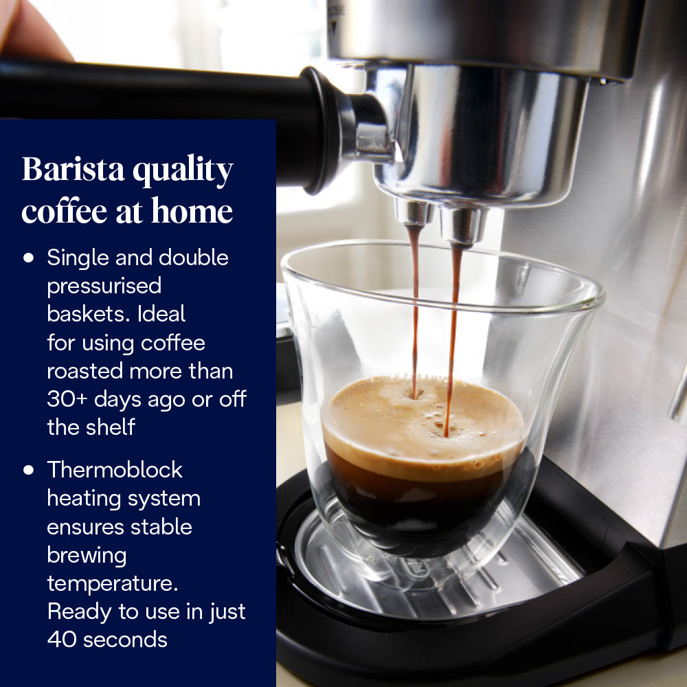 DeLonghi Dedica Pump Coffee Machine Bundle | ECKG6820.M from DeLonghi - DID Electrical