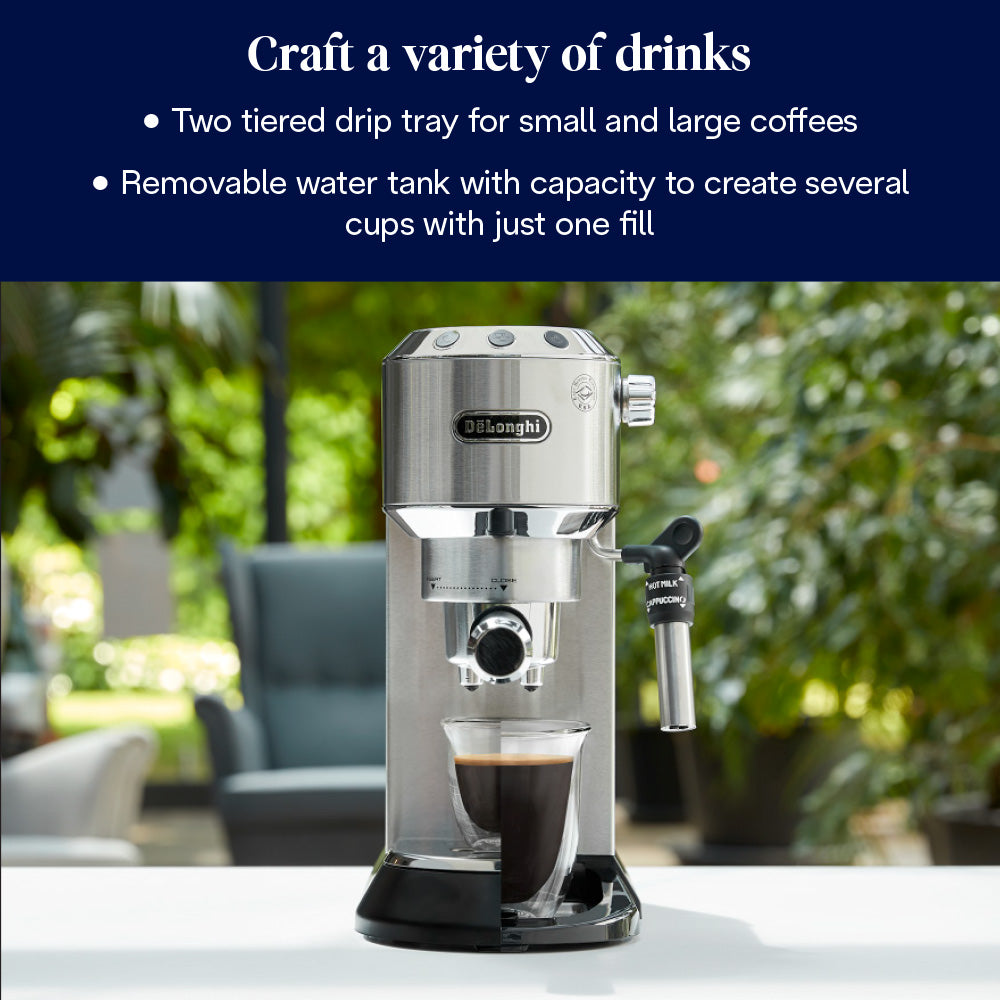 DeLonghi Dedica Pump Coffee Machine Bundle | ECKG6820.M from DeLonghi - DID Electrical