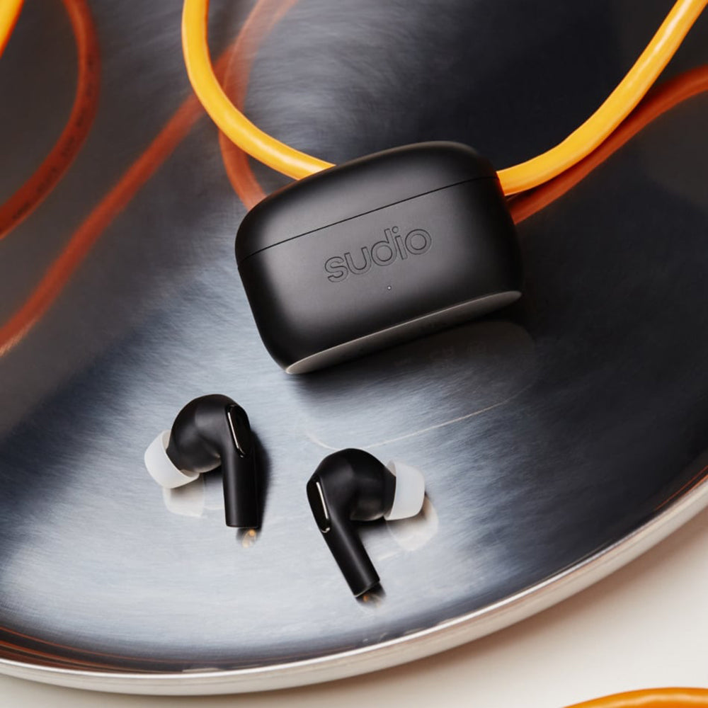 Sudio E3 In-Ear True Wireless Earbuds - Black | E3BLK from Sudio - DID Electrical