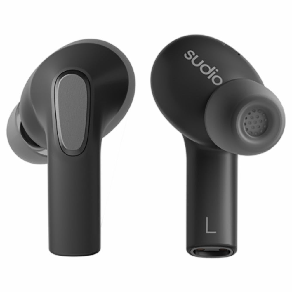 Sudio E3 In-Ear True Wireless Earbuds - Black | E3BLK from Sudio - DID Electrical