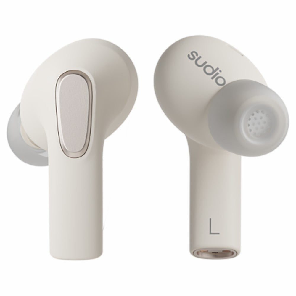 Sudio E3 In-Ear True Wireless Earbuds - Cream White | E3WHT from Sudio - DID Electrical