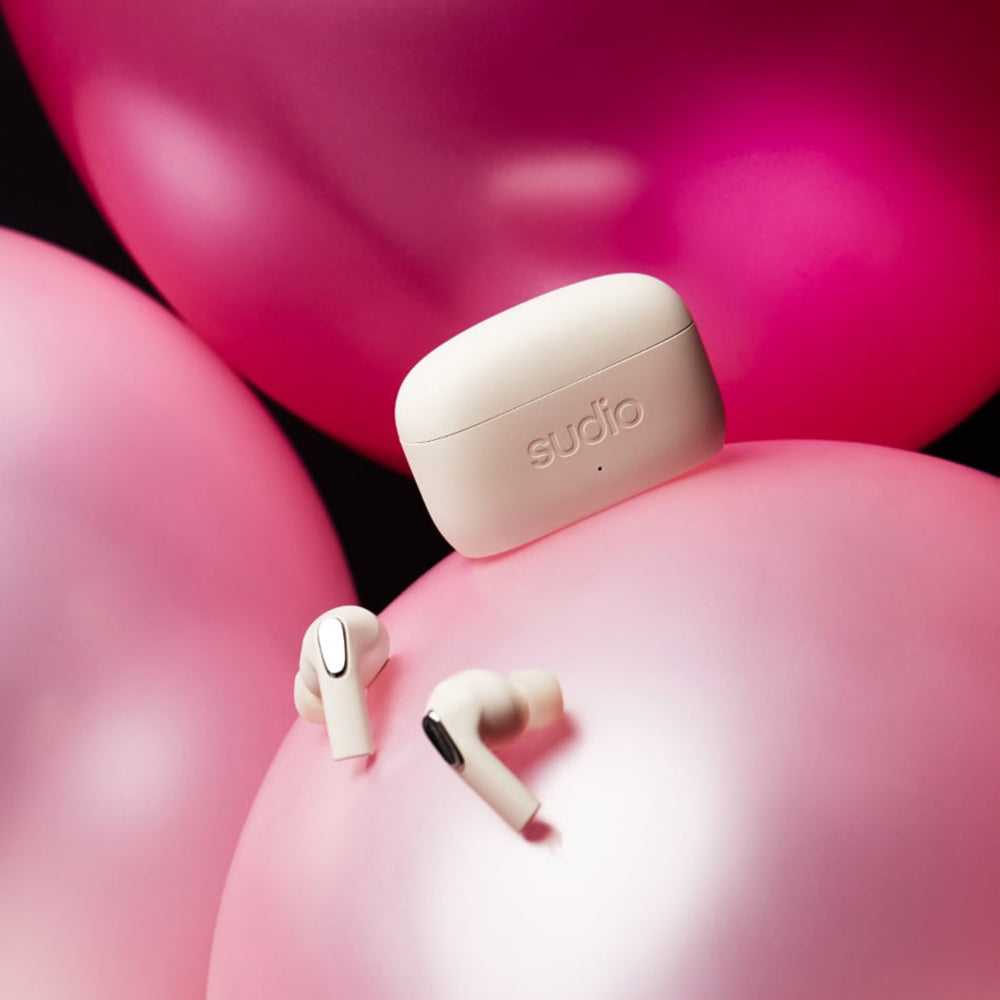 Sudio E3 In-Ear True Wireless Earbuds - Cream White | E3WHT from Sudio - DID Electrical