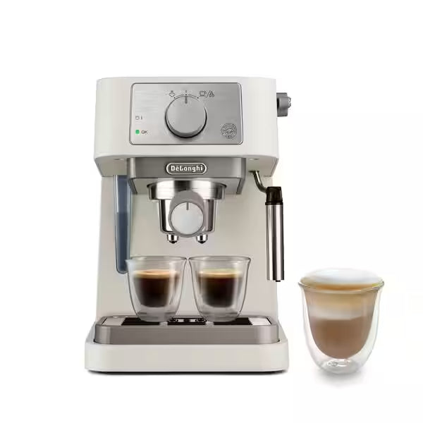 DeLonghi Stilosa Espresso Coffee Machine - Cream | EC260.CR from DeLonghi - DID Electrical