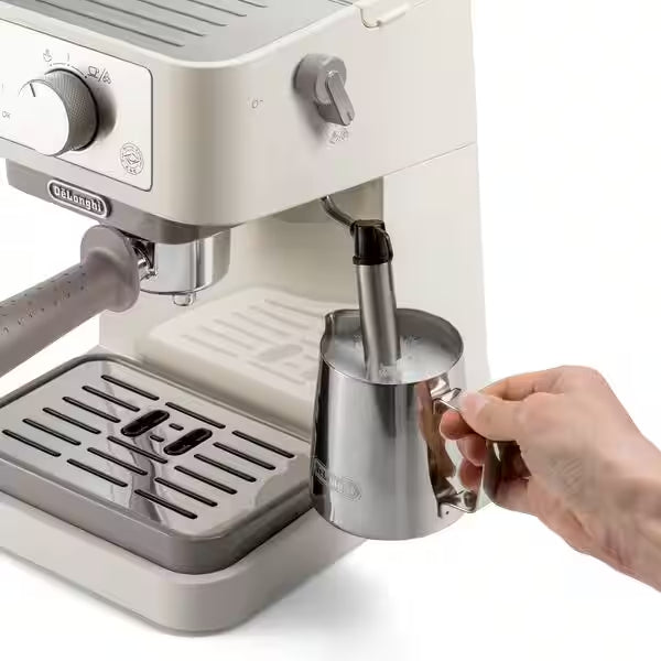 DeLonghi Stilosa Espresso Coffee Machine - Cream | EC260.CR from DeLonghi - DID Electrical