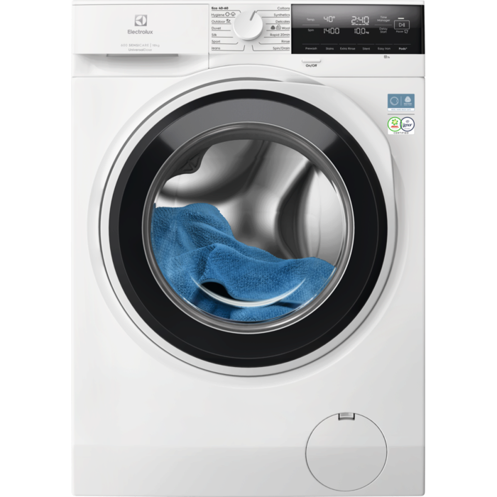 Electrolux SensiCare 600 10KG 1400RPM Freestanding Washing Machine - White | EFI63142UD from Electrolux - DID Electrical