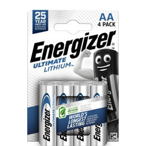 Energizer Ultimate Lithium AA Battery - Pack of 4 | ENE22005 from Energizer - DID Electrical