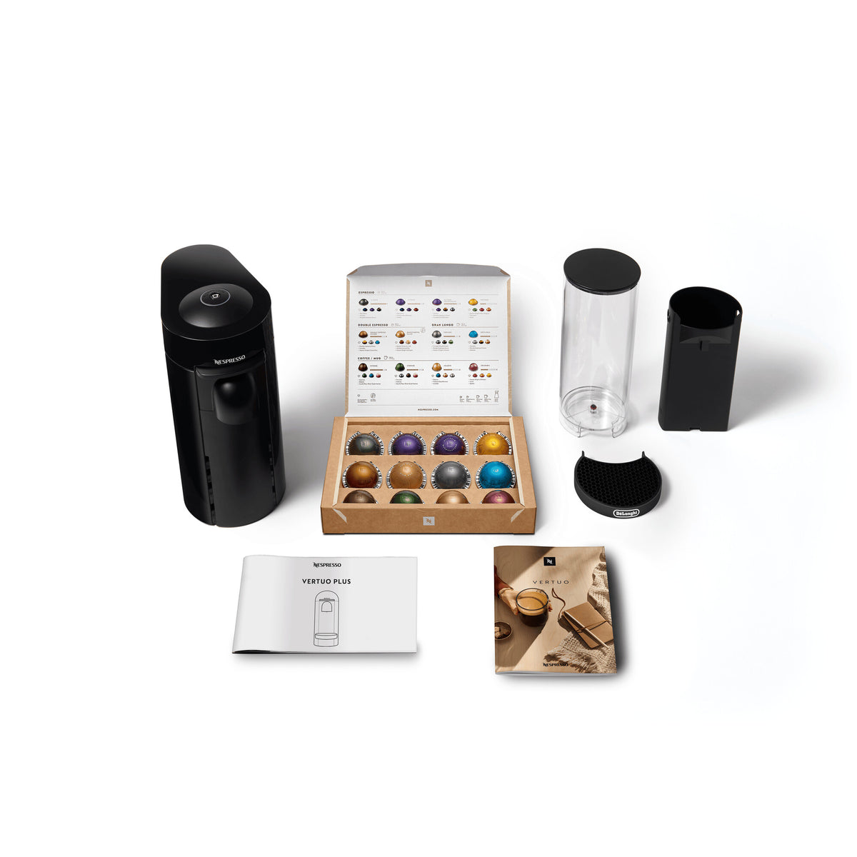 DeLonghi Nespresso Vertuo Plus Capsule Coffee Machine - Black | ENV150.B from DeLonghi - DID Electrical