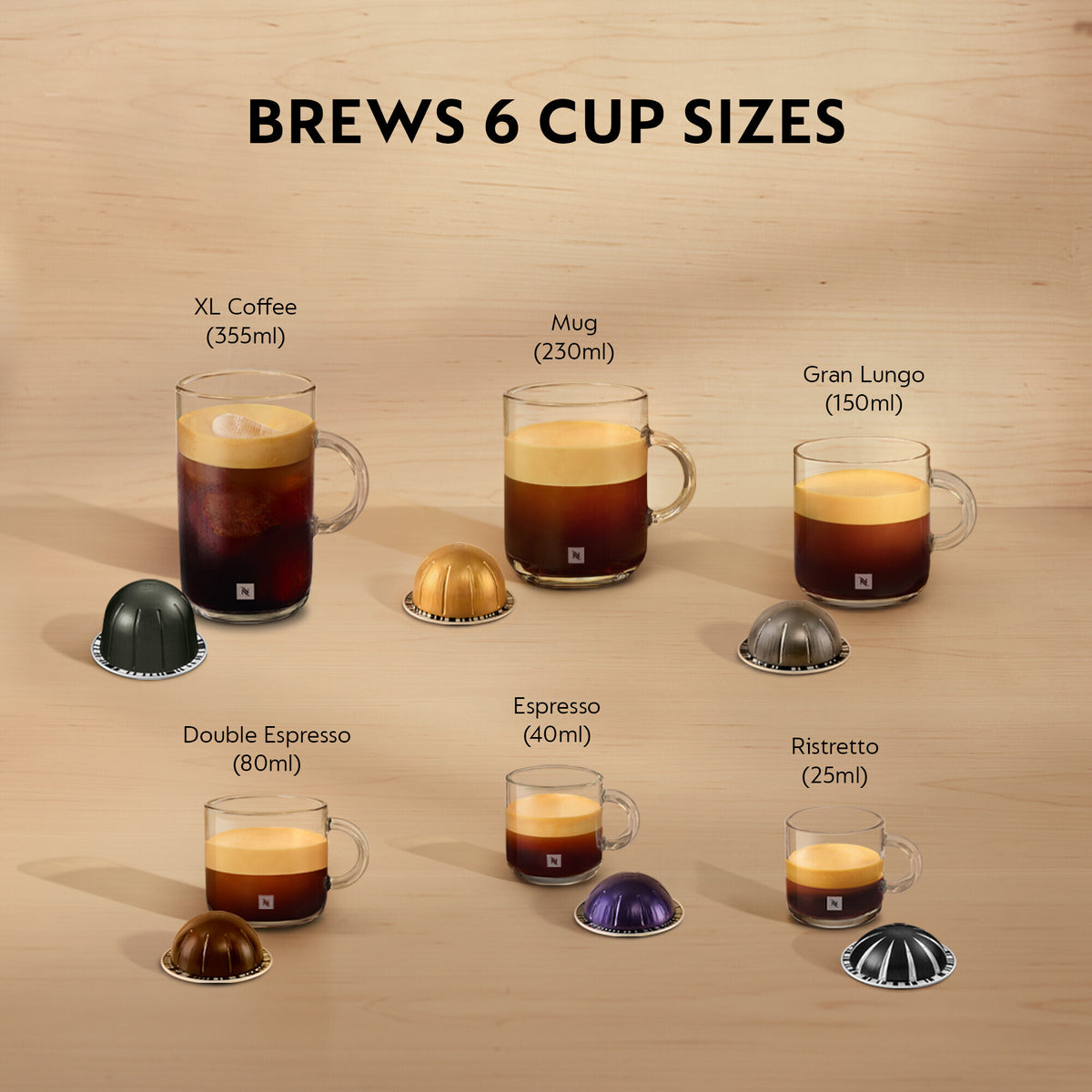 DeLonghi Nespresso Vertuo Pop Coffee Machine - Black | ENV90.B from DeLonghi - DID Electrical