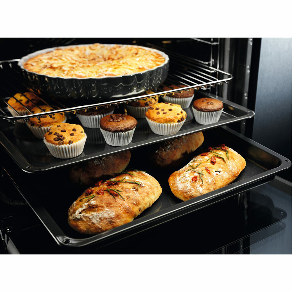 Electrolux 600 SurroundCook 72L Built-In Electric Single Oven - Black | EOF6H46X2 from Electrolux - DID Electrical