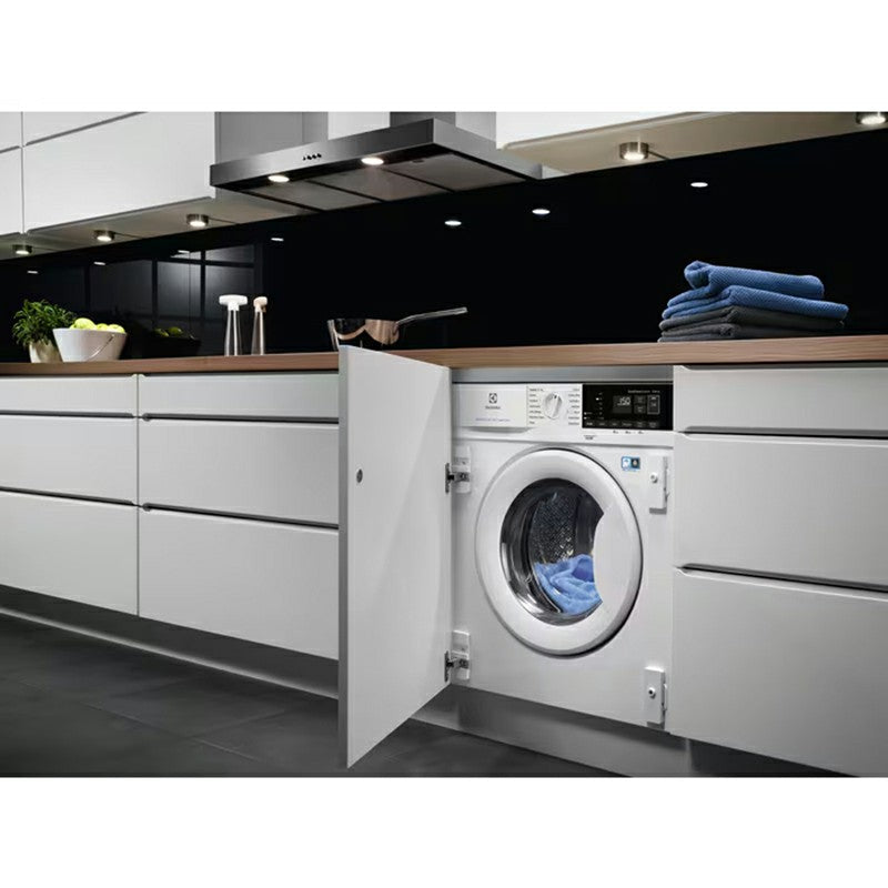 Electrolux PerfectCare 700 7KG/4KG 1600RPM Fully Integrated Washer Dryer - White | EWD746PCBI from Electrolux - DID Electrical