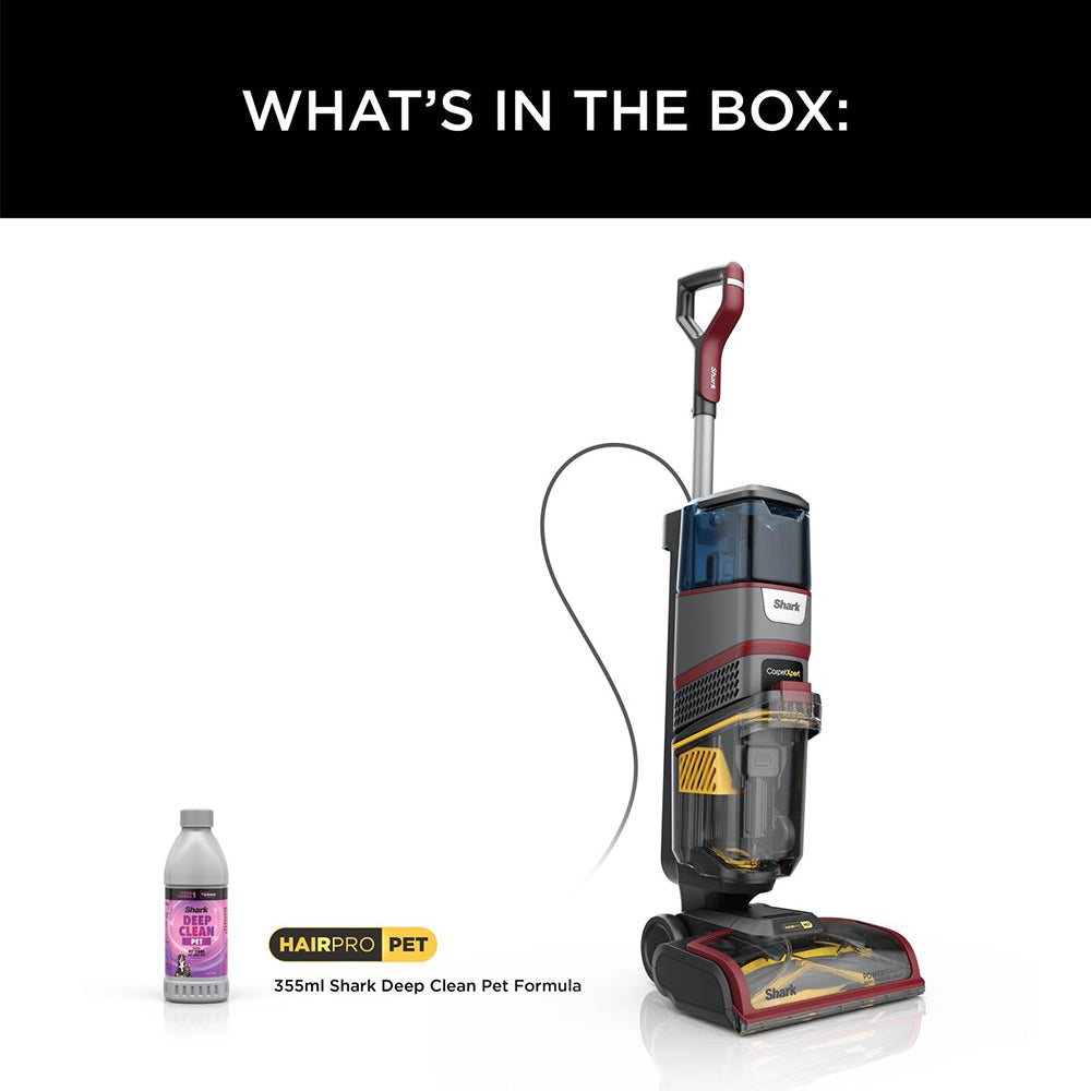 Shark CarpetXpert HairPro Pet Deep Carpet Cleaner - Grey & Burgundy | EX220UK from Shark - DID Electrical