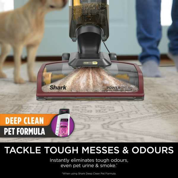 Shark CarpetXpert HairPro Pet Deep Carpet Cleaner - Grey & Burgundy | EX220UK from Shark - DID Electrical