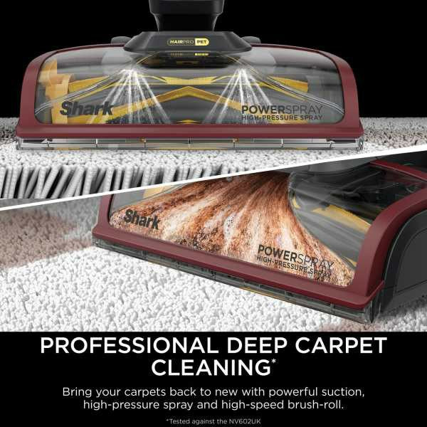 Shark CarpetXpert HairPro Pet Deep Carpet Cleaner - Grey & Burgundy | EX220UK from Shark - DID Electrical