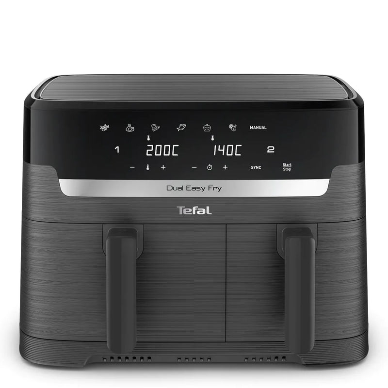 Tefal 8.3L Easy Fry Dual Air Fryer - Coal | EY901HG0 from Tefal - DID Electrical