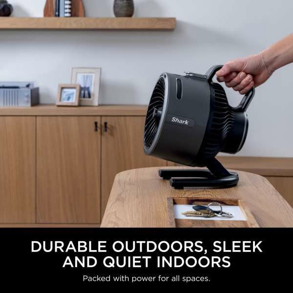 Shark FlexBreeze HydroGo Misting Fan - Charcoal | FA050UK from Shark - DID Electrical