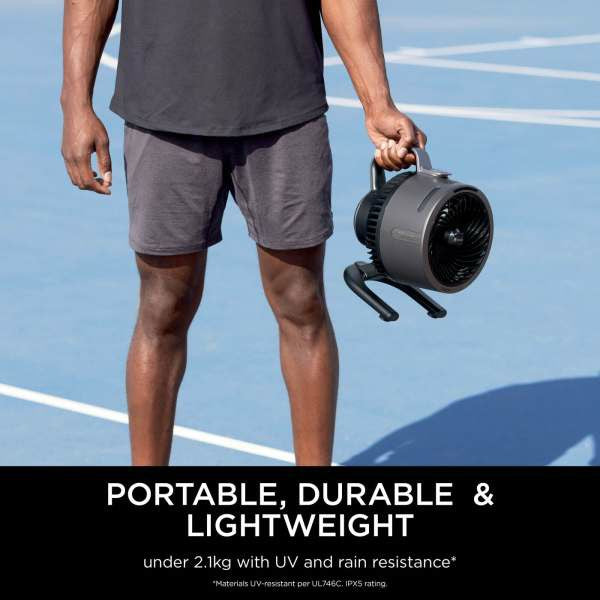 Shark FlexBreeze HydroGo Misting Fan - Charcoal | FA050UK from Shark - DID Electrical