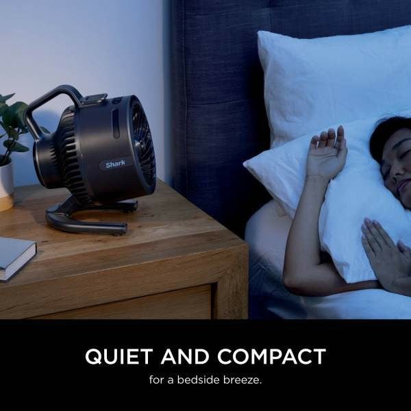 Shark FlexBreeze HydroGo Misting Fan - Charcoal | FA050UK from Shark - DID Electrical