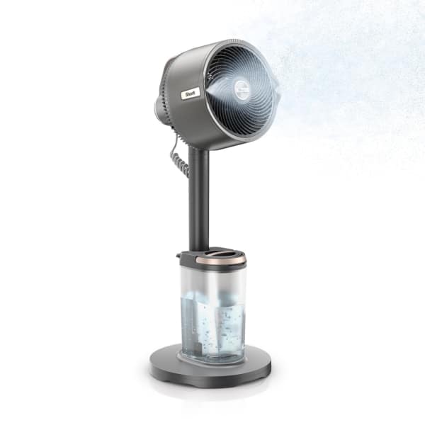 Shark FlexBreeze Pro Indoor & Outdoor Mist Fan - Charcoal Grey | FA300UK from Shark - DID Electrical