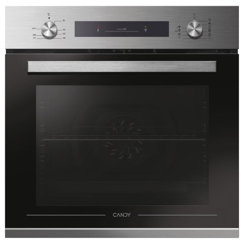Candy 70L Built-In Fan Electric Single Oven - Stainless Steel | FCP602X E0/E from Candy - DID Electrical