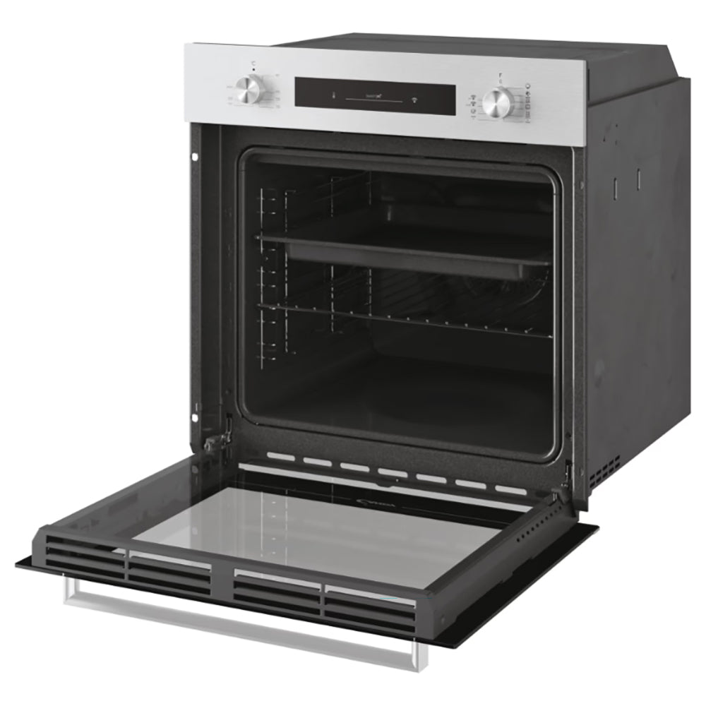 Candy 70L Built-In Fan Electric Single Oven - Stainless Steel | FCP602X E0/E from Candy - DID Electrical