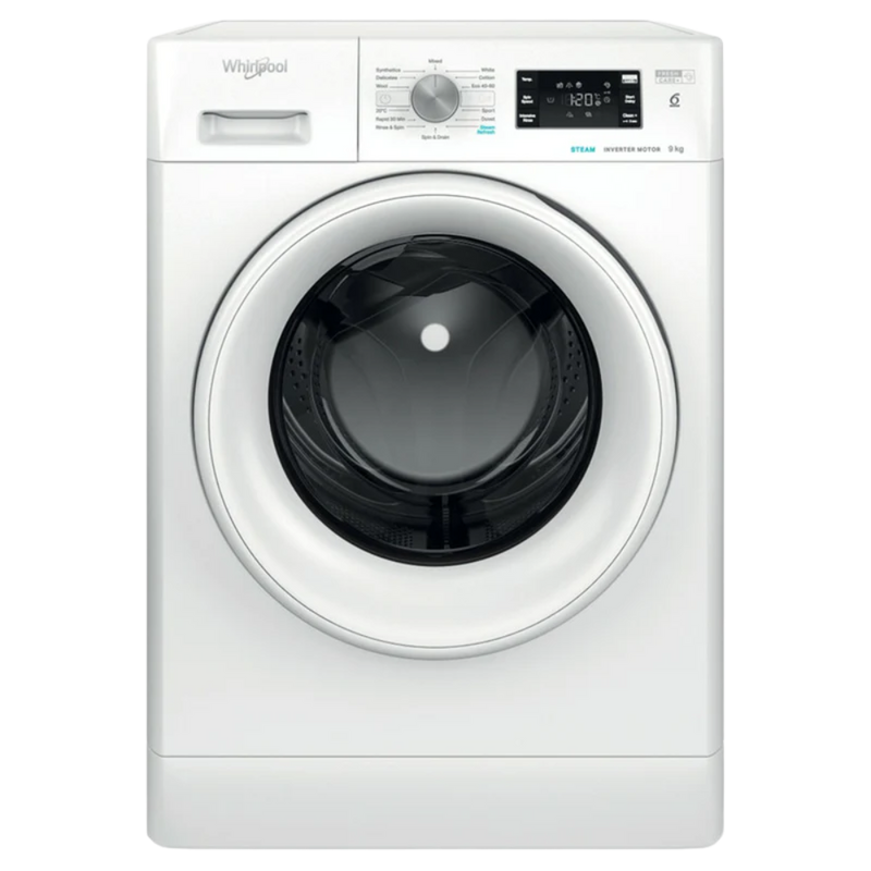 Whirlpool 6TH SENSE 8KG 1400RPM Freestanding Washing Machine - White | FFB 8469 WV UK from Whirlpool - DID Electrical