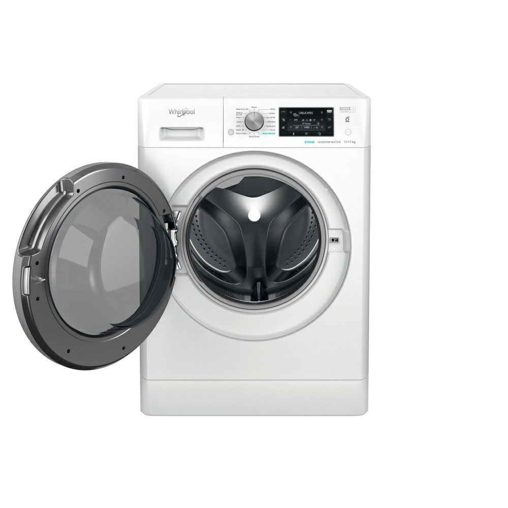 Whirlpool 11KG/7KG 1351RPM Freestanding Washer Dryer - White | FFWDD1174489BSVUK from Whirlpool - DID Electrical