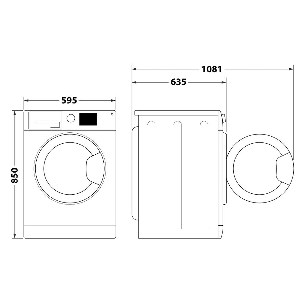 Whirlpool 11KG/7KG 1351RPM Freestanding Washer Dryer - White | FFWDD1174489BSVUK from Whirlpool - DID Electrical