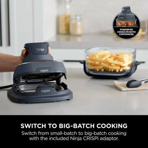 Ninja CRISPi 4-in-1 Portable Glass Air Fryer - Cyber Space | FN101UK from Ninja - DID Electrical