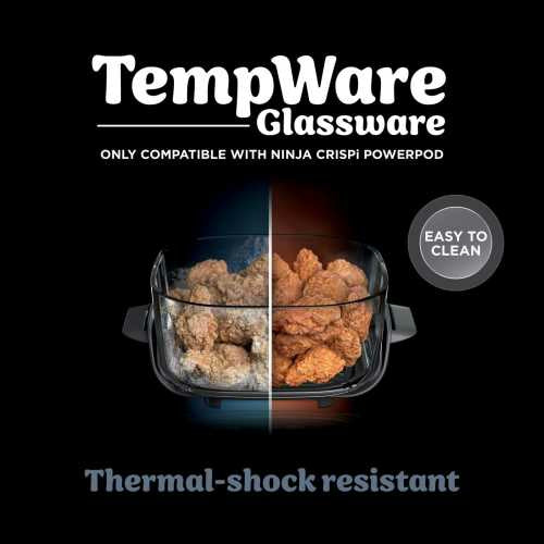 Ninja CRISPi 4-in-1 Portable Glass Air Fryer - Cyber Space | FN101UK from Ninja - DID Electrical