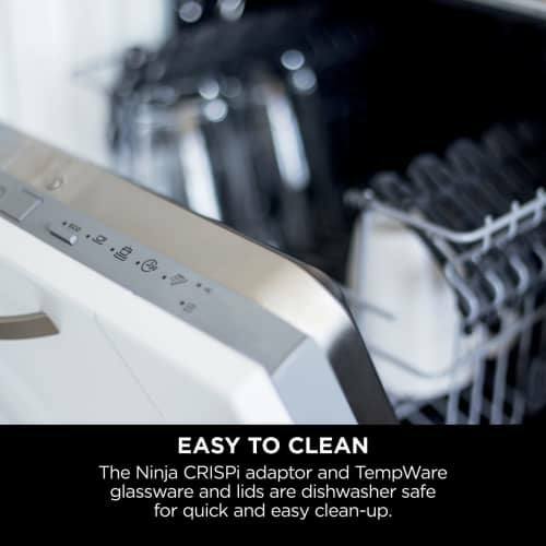 Ninja CRISPi 4-in-1 Portable Glass Air Fryer - Cyber Space | FN101UK from Ninja - DID Electrical