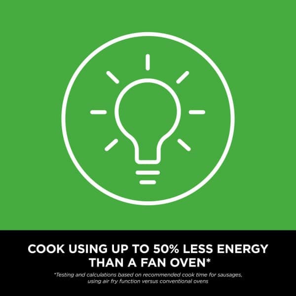 Ninja CRISPi 4-in-1 Portable Glass Air Fryer - Sage | FN101UKSG from Ninja - DID Electrical