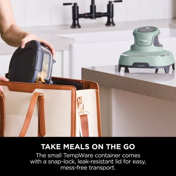 Ninja CRISPi 4-in-1 Portable Glass Air Fryer - Sage | FN101UKSG from Ninja - DID Electrical