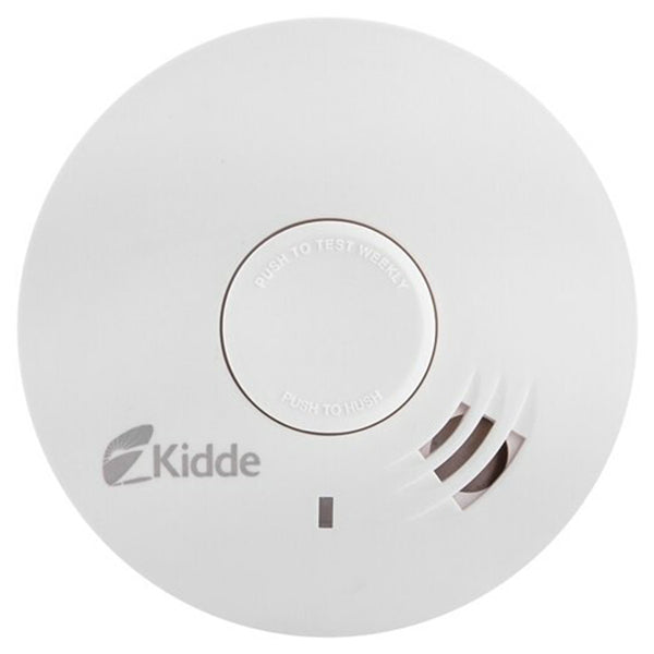 Kidde Battery Powered Smoke Alarm with Hush - White | FSK10Y29 from Kidde - DID Electrical