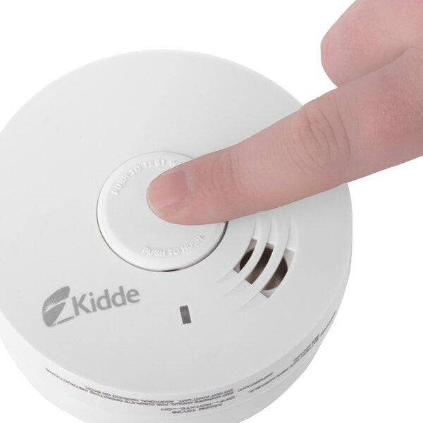 Kidde Battery Powered Smoke Alarm with Hush - White | FSK10Y29 from Kidde - DID Electrical