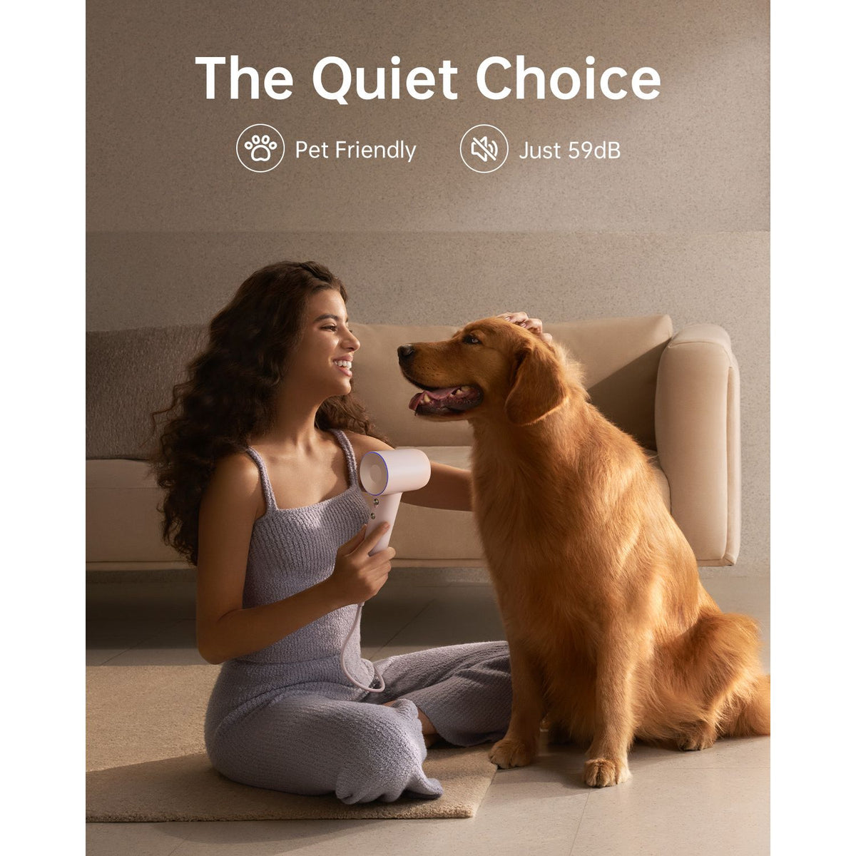 Laifen Swift Special Hair Dryer with 3 Nozzles - Pink | 031135 from Laifen - DID Electrical