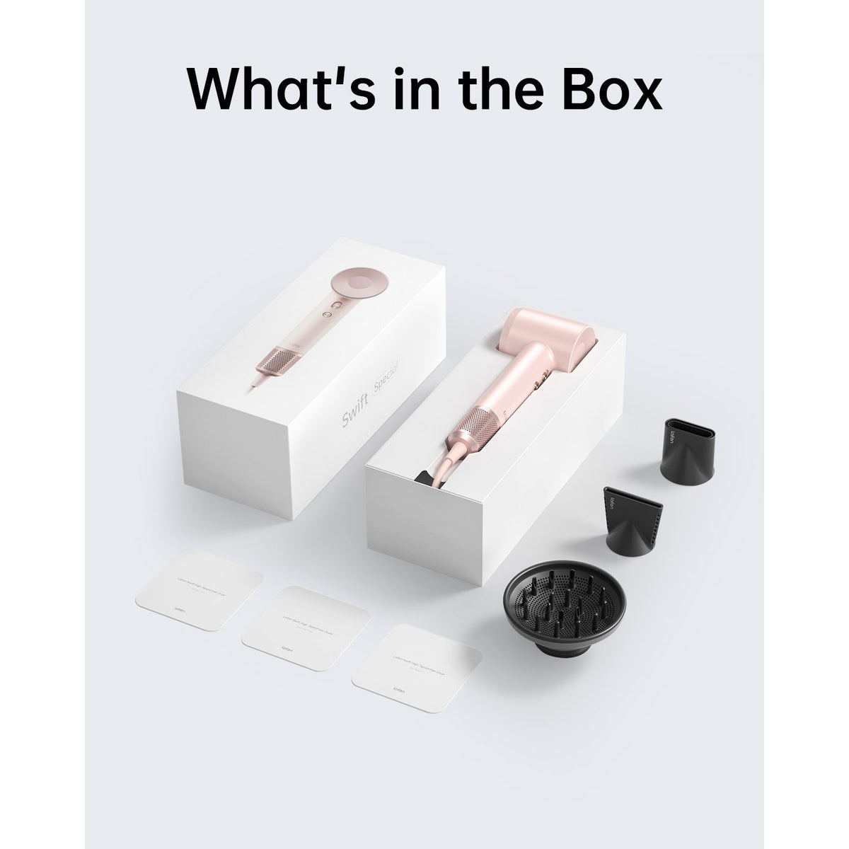 Laifen Swift Special Hair Dryer with 3 Nozzles - Pink | 031135 from Laifen - DID Electrical