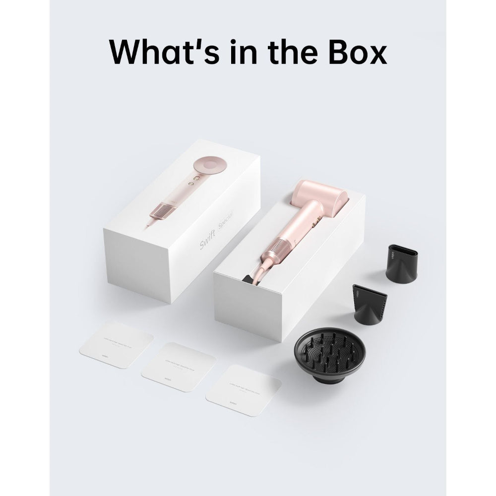 Laifen Swift Special Hair Dryer with 3 Nozzles - Pink | 031135 from Laifen - DID Electrical