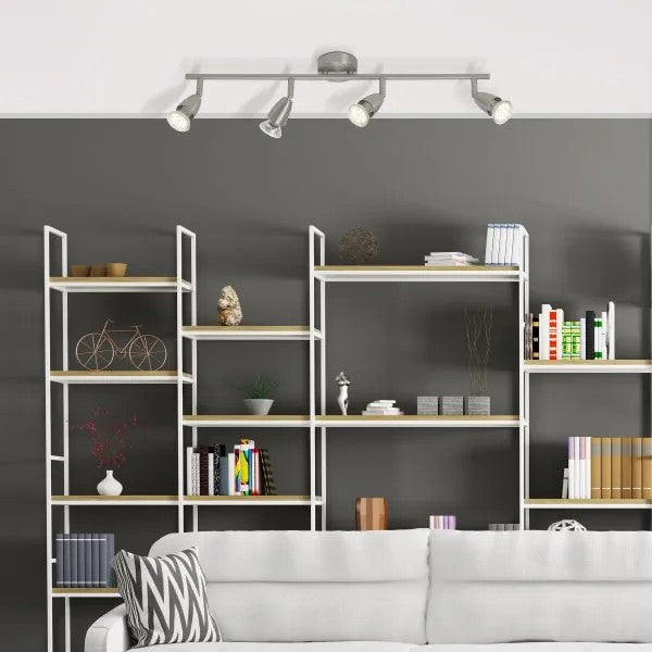 Brilliant 4 Light 12W Amalfi LED Spotlight - Iron | G21532/13 from Brilliant - DID Electrical