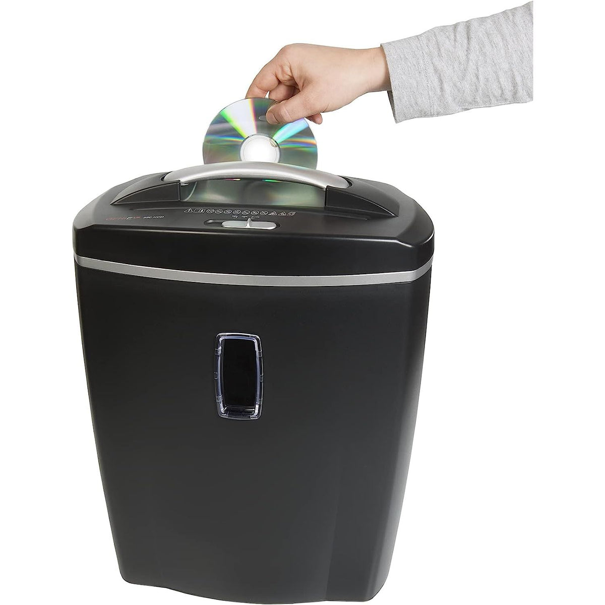 Genie 580 XCD 4x18mm 21L Cross Cut Paper Shredder - Black | GENIE580XCD from Genie - DID Electrical