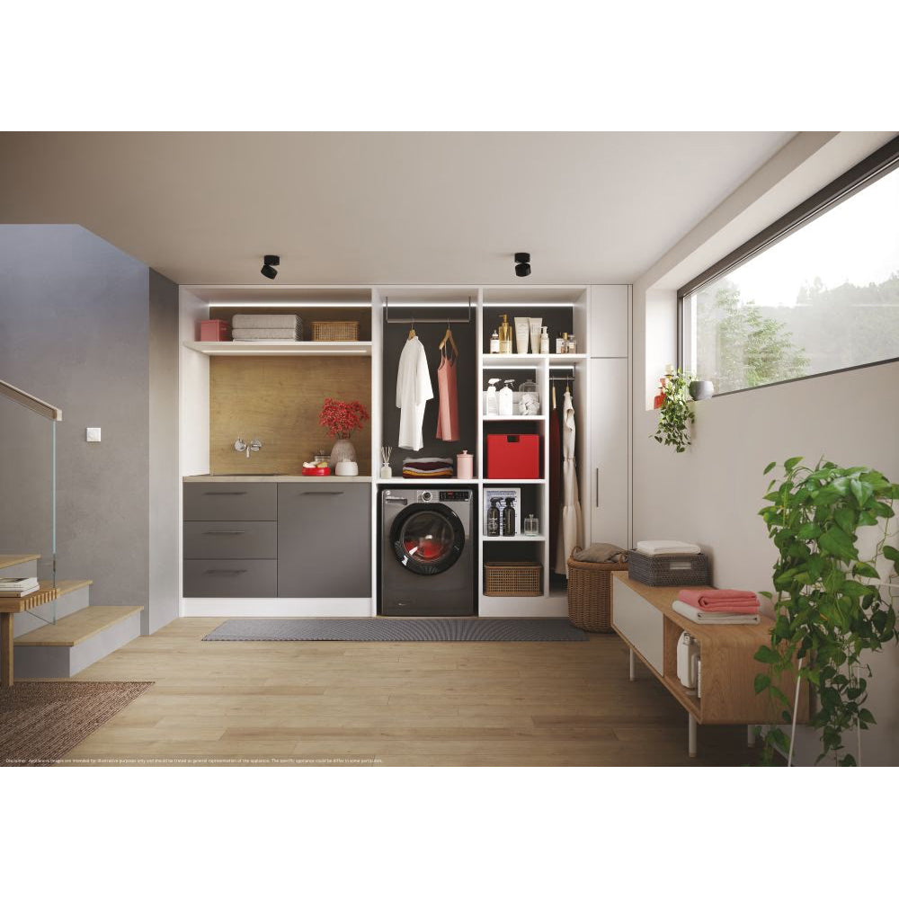 Hoover H-Wash 350 10KG 1400RPM Freestanding Washing Machine - Anthracite | H3WPS4106TAMBR80 from Hoover - DID Electrical