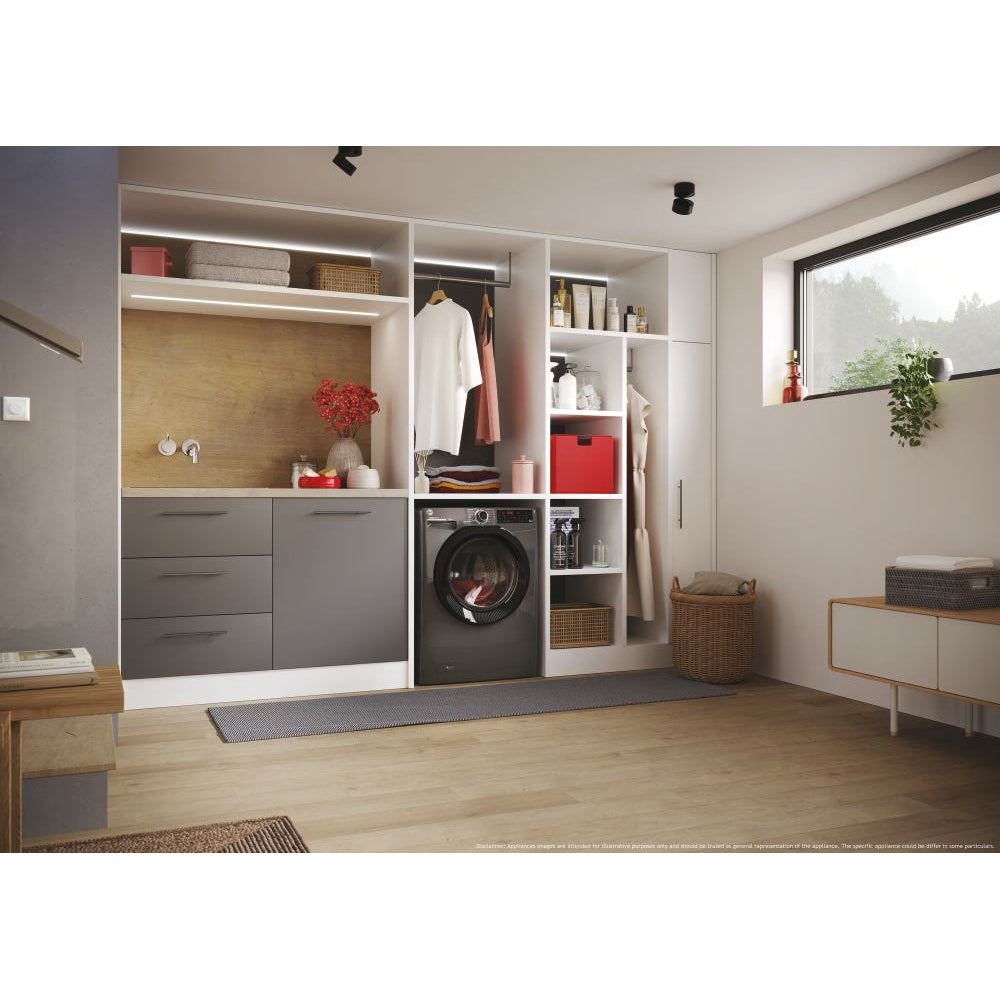 Hoover H-Wash 350 10KG 1400RPM Freestanding Washing Machine - Anthracite | H3WPS4106TAMBR80 from Hoover - DID Electrical