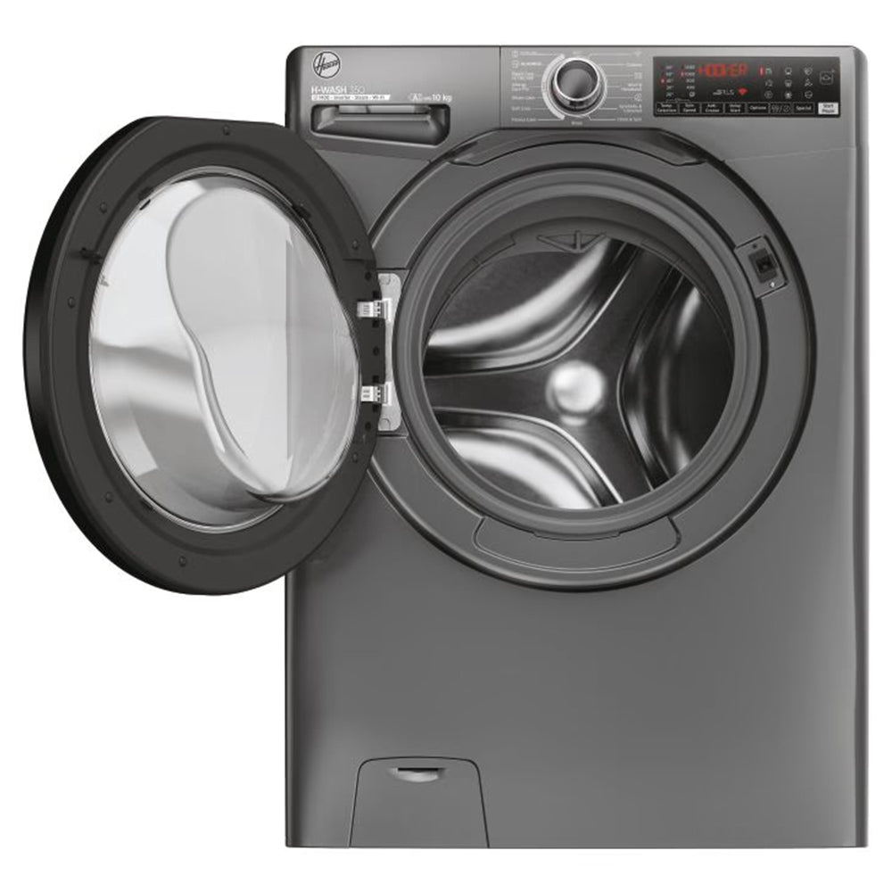 Hoover H-Wash 350 10KG 1400RPM Freestanding Washing Machine - Anthracite | H3WPS4106TAMBR80 from Hoover - DID Electrical