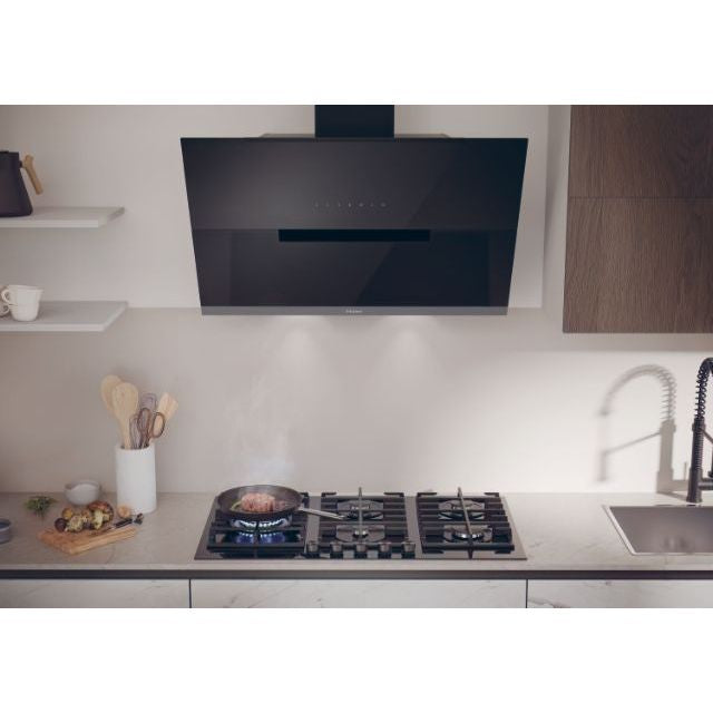 Haier I-Link 90CM Chimney Cooker Hood - Black | HADG9CS46BWIFI from Haier - DID Electrical