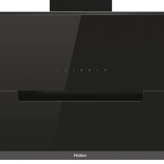 Haier I-Link 90CM Chimney Cooker Hood - Black | HADG9CS46BWIFI from Haier - DID Electrical