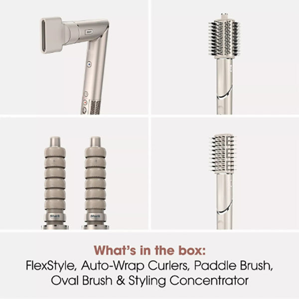 Shark FlexStyle 4-In-1 Air Styler & Hair Dryer - Stone | HD436SLUK from Shark - DID Electrical