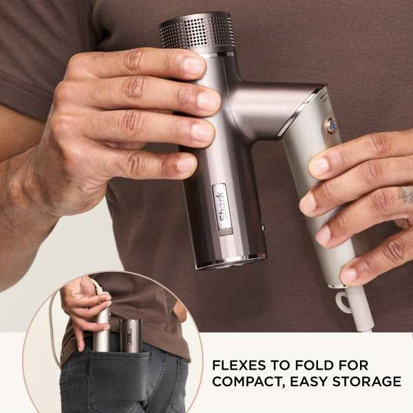 Shark SpeedStyle Pro Flex 4-In-1 High Velocity Hair Dryer - Mocha & Silver | HD542UK from Shark - DID Electrical