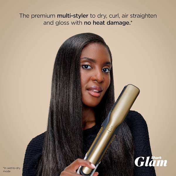 Shark Glam Multi-Styler and Dryer - Gold | HD6041SUK from Shark - DID Electrical
