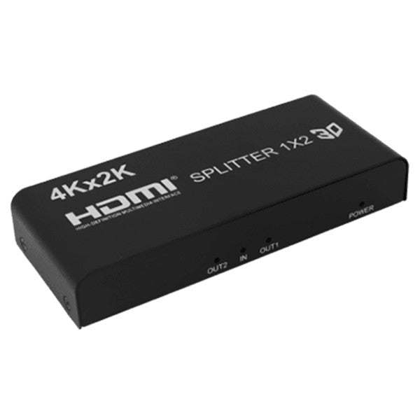 Sbox 2 Ports HDMI 1.4 Splitter - Black | HDMI-2 from Sbox - DID Electrical
