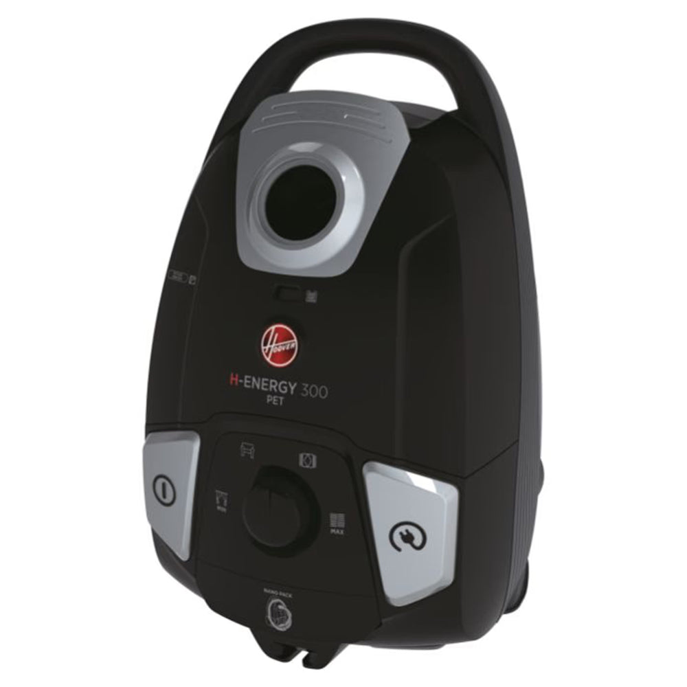 Hoover H-Energy 300 Cylinder Vacuum Cleaner - Luxor Black | HE320PET from Hoover - DID Electrical